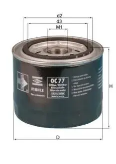 Фильтр масляный Mahle Honda MAHLE / KNECHT OC77