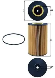 Масляный фильтр MAHLE / KNECHT OX426D
