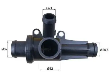 Термостат MITSUBISHI 87C COLT 1,5DI-D 04- SMART MAHLE / KNECHT TH4587