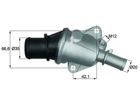 Термостат системи охолодження MAHLE / KNECHT TI10588