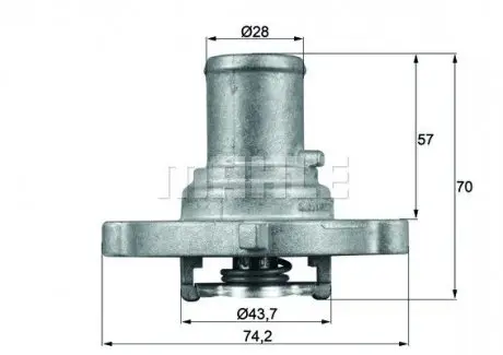 Термостат MAHLE / KNECHT TI12287D