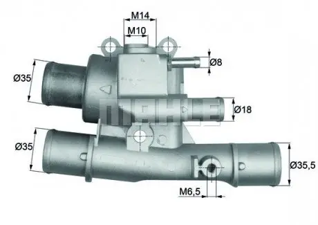 Термостат системы охлаждения MAHLE / KNECHT TI12488