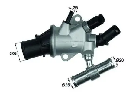 Термостат системы охлаждения MAHLE / KNECHT TI15788