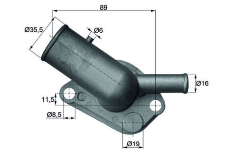 Термостат системи охолодження MAHLE / KNECHT TI6487D