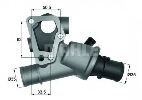 Термостат системы охлаждения MAHLE / KNECHT TI8380D