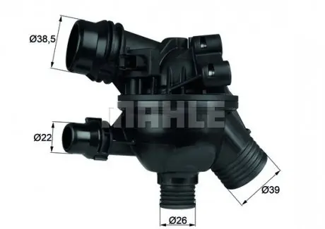 Термостат Behr 2.563.02 BMW (E81,E87,E82),3(E93,E92,E90),5(E60,E61) 1,6i-2,0i 07- MAHLE / KNECHT TM19102