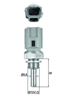 Термостат MAHLE / KNECHT TSE 27