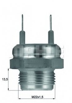 Термовыключатель вентилятора радиатора MAHLE / KNECHT TSW1D (фото 1)