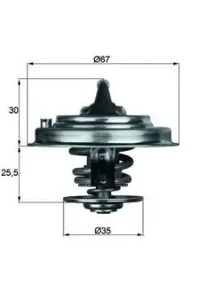 Термостат MAHLE / KNECHT TX 30 71 D