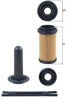Фільтр AdBlue (сечовини) Iveco Eurocargo 4.5-6.7d/Renault Magnum/Volvo FH 12.8d 09-/FH16 16.1d 07- MAHLE / KNECHT UX11KIT