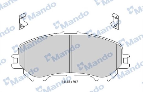 Колодки гальмові дискові передні MANDO MBF015288