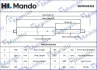 Амортизатор багажника MANDO MOP045452 (фото 1)