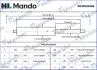 Амортизатор багажника MANDO MOP045466 (фото 1)