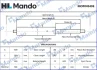 Амортизатор багажника MANDO MOP045493 (фото 1)