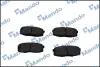 Колодки тормозные дисковые MANDO MPT41 (фото 2)