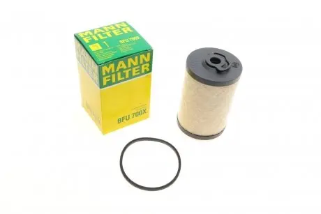 Фільтр паливний MB LK/LN2 OM314-366 3.8D-11.4D 55- -FILTER MANN BFU 700 X