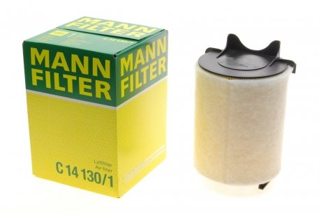 Фільтр повітряний VW Caddy 2.0SDI (з поролоном) -FILTER MANN C 14 130/1 (фото 1)