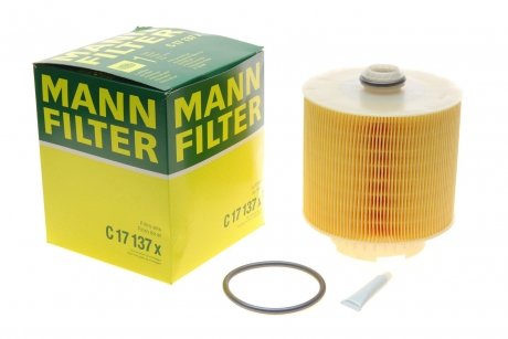 Фільтр повітряний Audi A6 2.7/3.0TDI 04-11 -FILTER MANN C 17 137 X