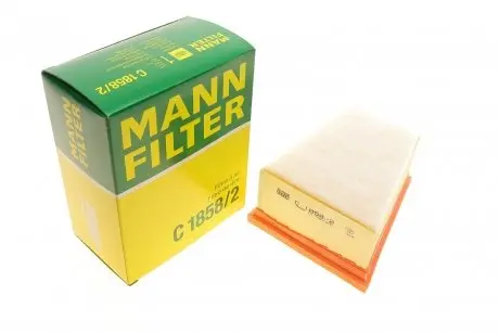 Фильтр воздушный Renault Megane 1.4-2.0 99-09/Duster 1.6-2.0 10-18/Kangoo 1.6/Trafic 2.0 01-/Nissan -FILTER MANN C 1858/2