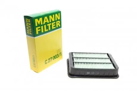 Фильтр воздушный Mitsubishi ASX09-/Lancer 03-/Outlander 1.6-2.4 06-13 -FILTER MANN C 27 003/1