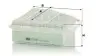 Фільтр повітряний Toyota Avensis/Verso 2.0-2.2D-4D/Auris/Corolla 1.4-2.2D-4D 07- -FILTER MANN C 27 013 (фото 3)
