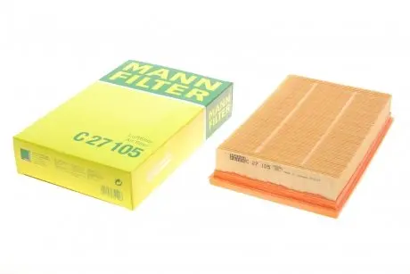 Фильтр воздушный Ford Focus 1.6TDCI 03-12/Mazda 3 1.6 D 04-09/Volvo S40 1.6 D 05-12 -FILTER MANN C 27 105