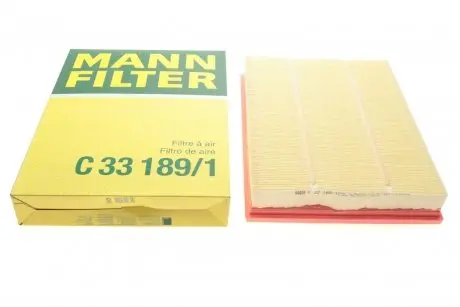 Фільтр повітряний Opel Vectra C 1.6/1.8 i 02-/Signum 1.8 i 03- -FILTER MANN C 33 189/1