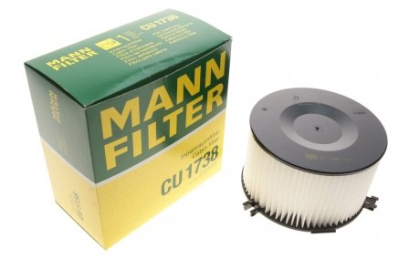 Фильтр салона VW T4 1.8-2.8 91-03 -FILTER MANN CU 1738 (фото 1)