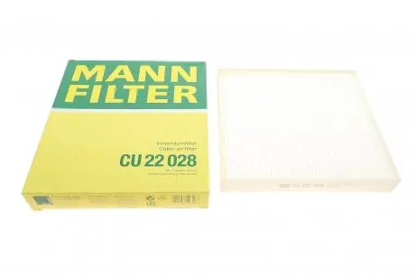 Фільтр салону Renault Alaskan 17-/Nissan Navara NP300 15-/MB X-class (W470) 17- -FILTER MANN CU 22 028