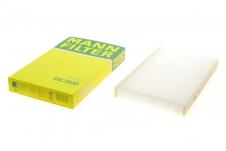 Фильтр салона Citroen C2/C3/C4/Peugeot 307/308 00- -FILTER MANN CU 2940