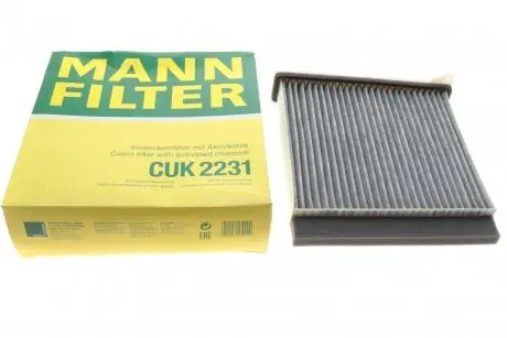 Фильтр салона Mitsubishi Grandis/Lancer/Outlander 03- (угольный) -FILTER MANN CUK 2231