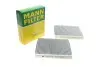 Фільтр салону BMW 5 (F10)/7 (F01) 2.0-6.0 08- (вугільний) (к-кт 2 шт.) -FILTER MANN CUK 2533-2 (фото 1)