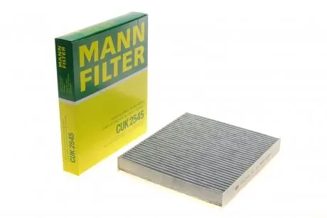 Фильтр салона Skoda Fabia/Roomster/VW Polo 99-10 (угольный)) -FILTER MANN CUK 2545