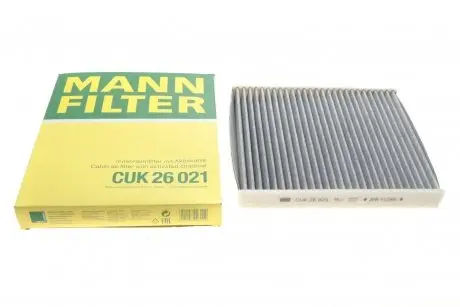 Фильтр салона VW Polo 1.0TSI/Seat Ibiza 1.0 i/1.6 TDI 17-(угольный)) -FILTER MANN CUK 26 021