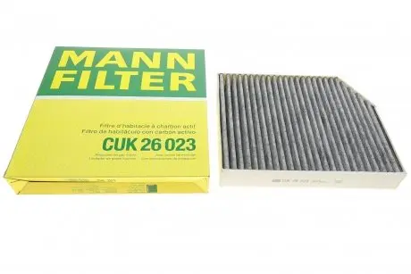 Фильтр салона MB C-class (W 205) 14-/E-class (W213) 16- (угольный)) -FILTER MANN CUK 26 023
