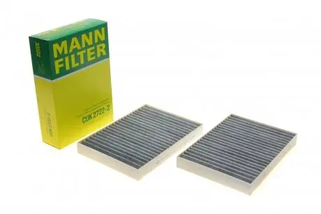 Фильтр салона MB S-class (W221/C216) 05- (угольный) (к-кт 2шт).) -FILTER MANN CUK 2722-2