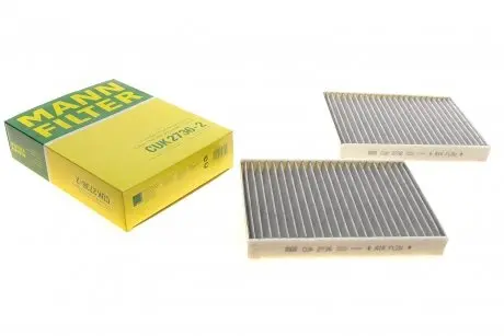 Фильтр салона BMW 5 (E39) 95-04 (угольный)) -FILTER MANN CUK 2736-2