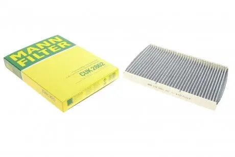 Фильтр салона VW Golf IV/Skoda Octavia/Audi A3 1.0-3.2 92-10 (угольный)) -FILTER MANN CUK 2862