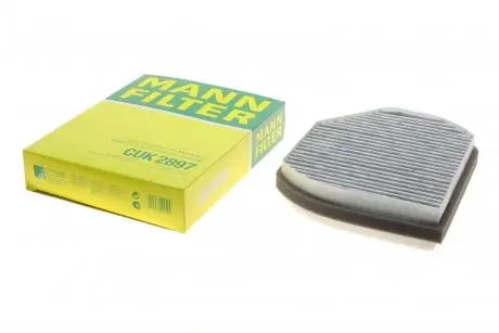Фильтр салона MB E-class (W210)/C-class (W202) 95-02 (угольный)) -FILTER MANN CUK 2897