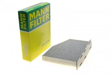 Фільтр салону VW Caddy 1.9TDI 03- (вугільний) -FILTER MANN CUK 2939