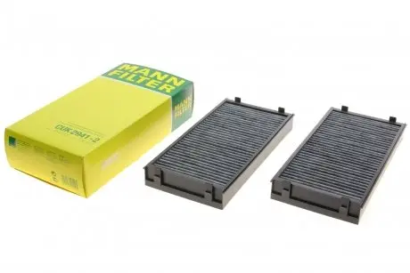 Фільтр салону BMW X5 (E70/F15)/X6 (E71/E72) 2.0-4.8 07- (вугільний) (2шт) -FILTER MANN CUK 2941-2