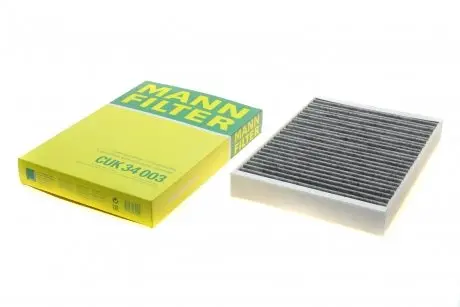 Фильтр салона Volvo S90 II/V60 II/V 90 II/XC 60 II/XC 90 II 14-(угольный)) -FILTER MANN CUK 34 003