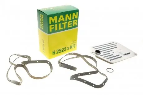 Фильтр АКПП BMW 5 (E39)/7 (E38)/X5 (E53) M52/M57/M62 94- (с прокладкой)) -FILTER MANN H 2522 X KIT