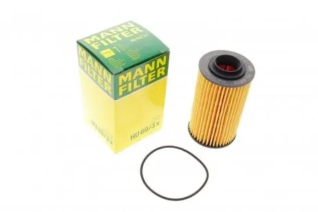 Фильтр масла Opel Vectra C/Insignia 2.8 V6 05-17 -FILTER MANN HU 69/3 X