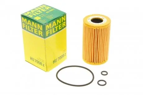 Фильтр масляный VW T5/Caddy 2.0TDI 10- -FILTER MANN HU 7008 Z