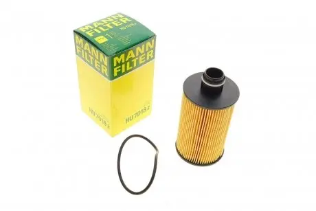 Фільтр масляний Jeep Grand Cherokee 3.0 CRD/Lancia Thema 3.0D 11- -FILTER MANN HU 7018 Z