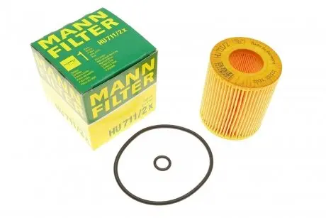 Фильтр масляный Mazda 3/6 2.3 02- -FILTER MANN HU 711/2 X