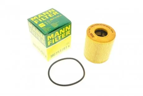 Фильтр масляный Ford Transit/Citroen Jumper 2.2HDI/2.4TDCi 06-/Peugeot 2.0HDI 03- -FILTER MANN HU 711/51 X