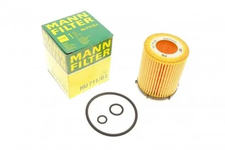 Фільтр масляний MB E-class (W212/A207)/C-class (W204/W205) 2.0i 11- -FILTER MANN HU 711/6 Z