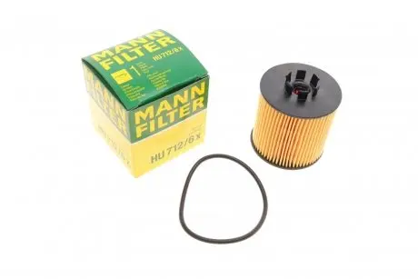Фильтр масляный VW Golf/Passat B6/Skoda Octavia 1.4/1.6 FSI -FILTER MANN HU 712/6 X